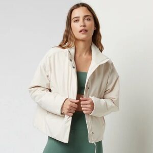 Vuori Cream Puffer Jacket